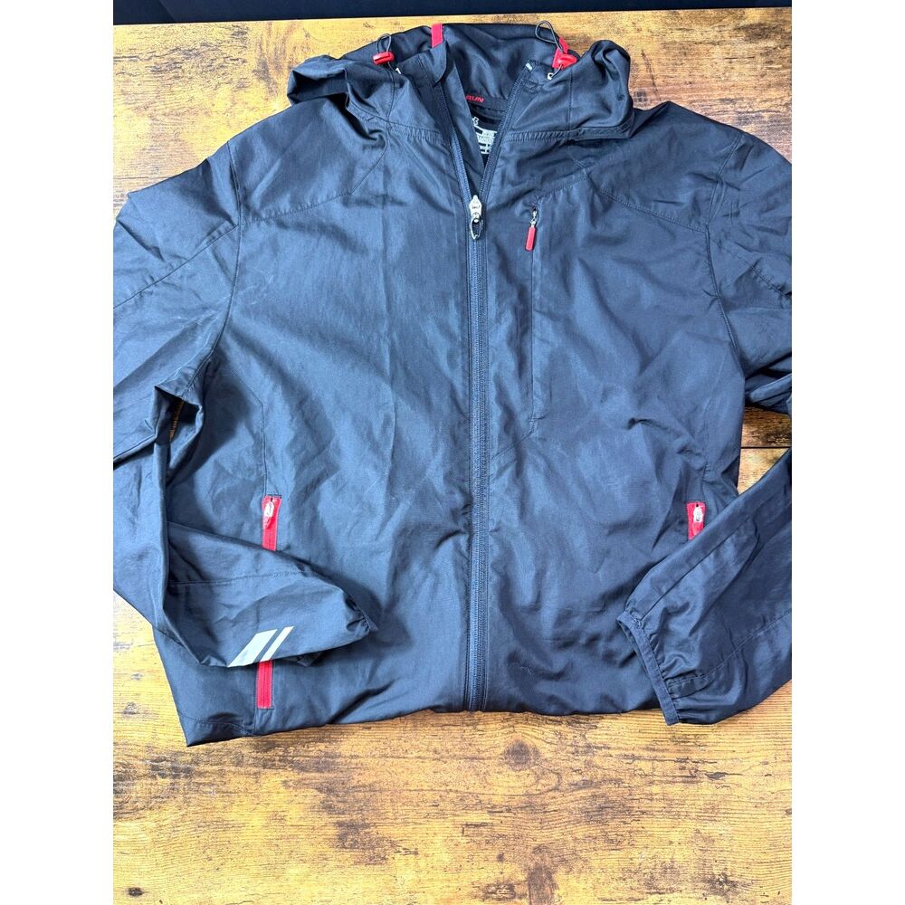 Under Armour AllSeasonGear Run Unisex Hooded Running Jacket Black Red L